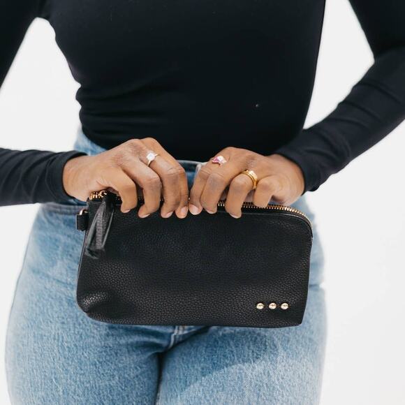 Cece Card Holder Clutch Wristlet Bag Black - Picture 1 of 3